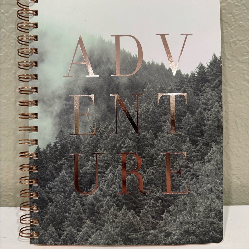 Adventure Spiral Notebook with Forest Design by Fringe Studio